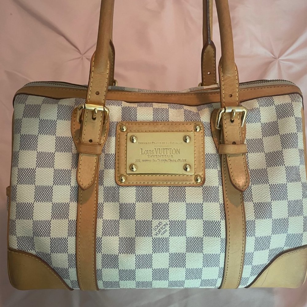 Louis Vuitton Berkeley Damier Azur Boston Bag